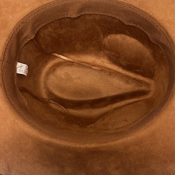 Cowboy Hat with silver/ turquoise band - Picture 11 of 13